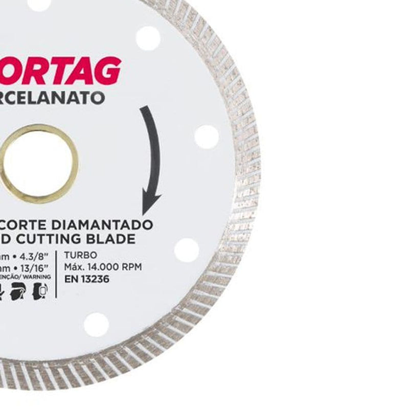 DISCO DIAMANTADO PORCELANATO 110MM Destak Ferramentas