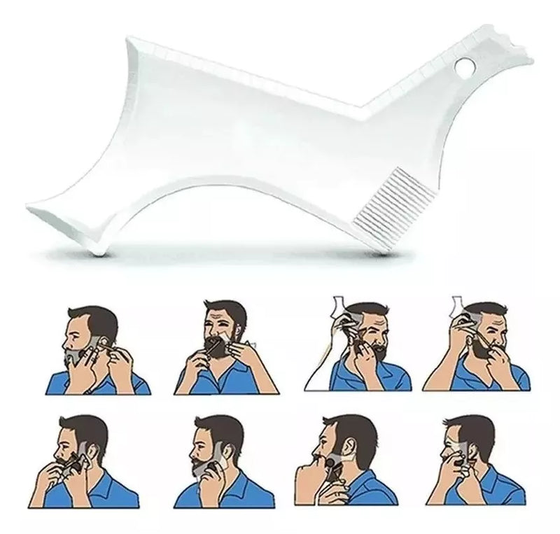 Pente Para Barba Transparente Re12 Snel Home