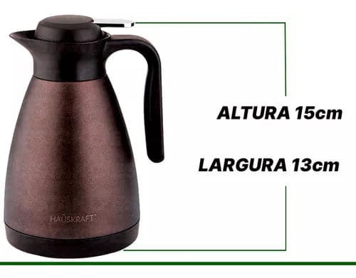 GARRAFA TÉRMICA COFFEE S/AMPOLA 1L Destak Ferramentas