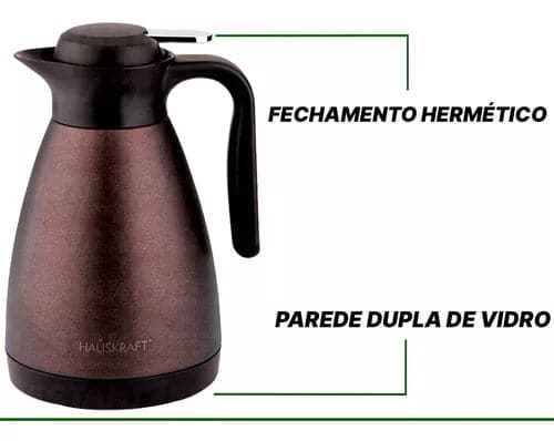 GARRAFA TÉRMICA COFFEE S/AMPOLA 1L Destak Ferramentas