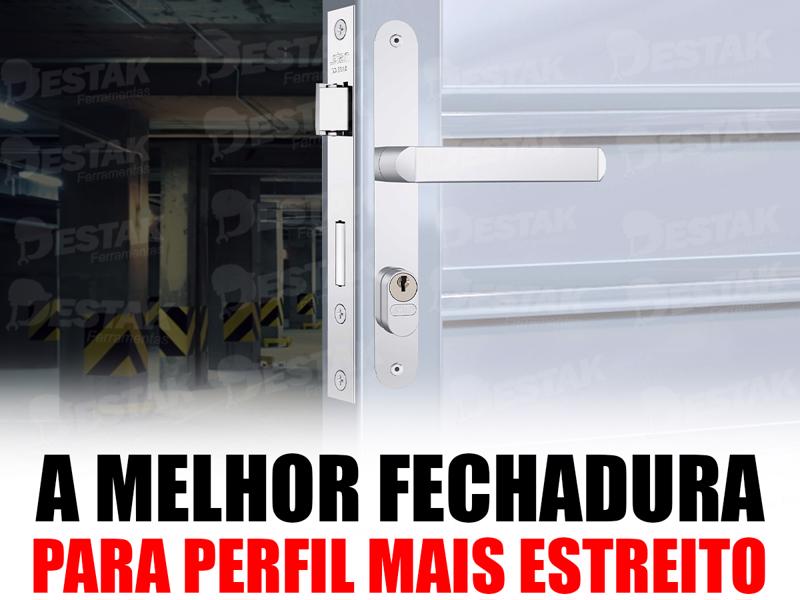 Fechadura De Porta Portão Cromada Aço Inox Quarto Banheiro Área Externa Unna 401/07