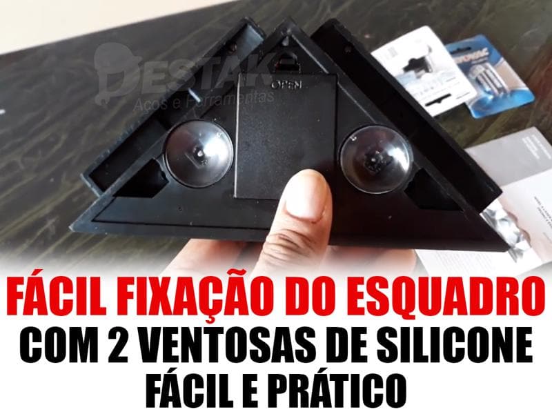 NIVEL A LASER COM PRUMO MARKER E ESQUADRO. Destak Ferramentas