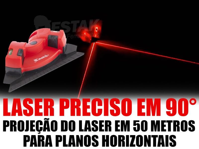 NIVEL A LASER COM PRUMO MARKER E ESQUADRO. Destak Ferramentas