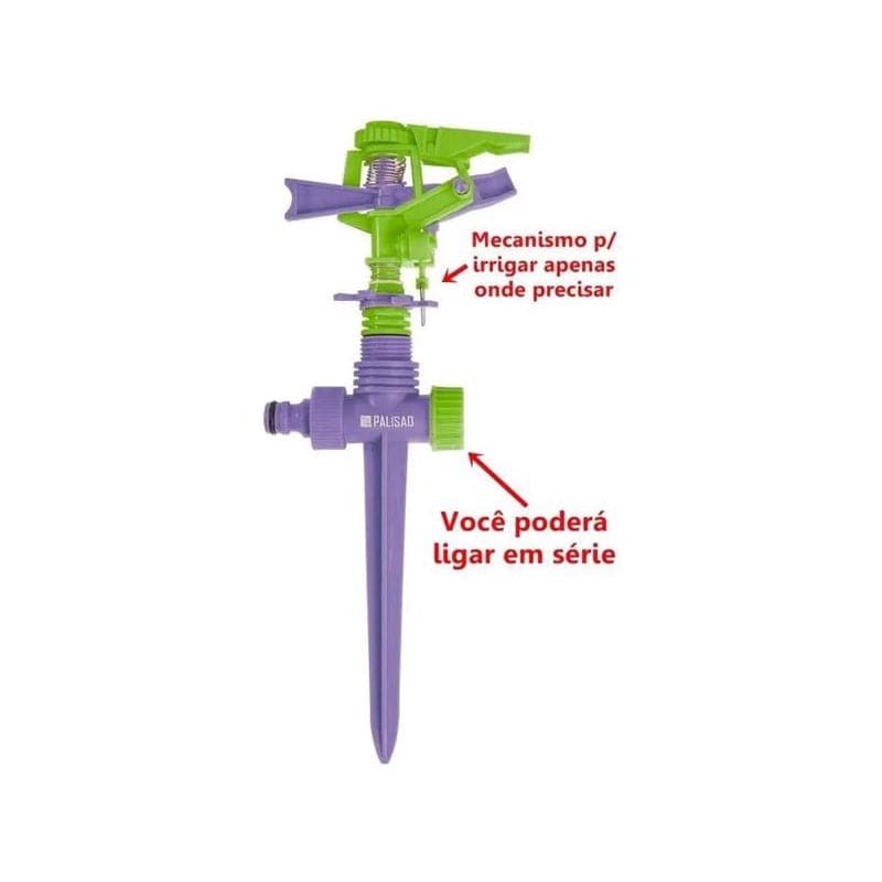 IRRIGADOR SENSORIAL TIPO ESPIGA ALCANCE 450MT Destak Ferramentas